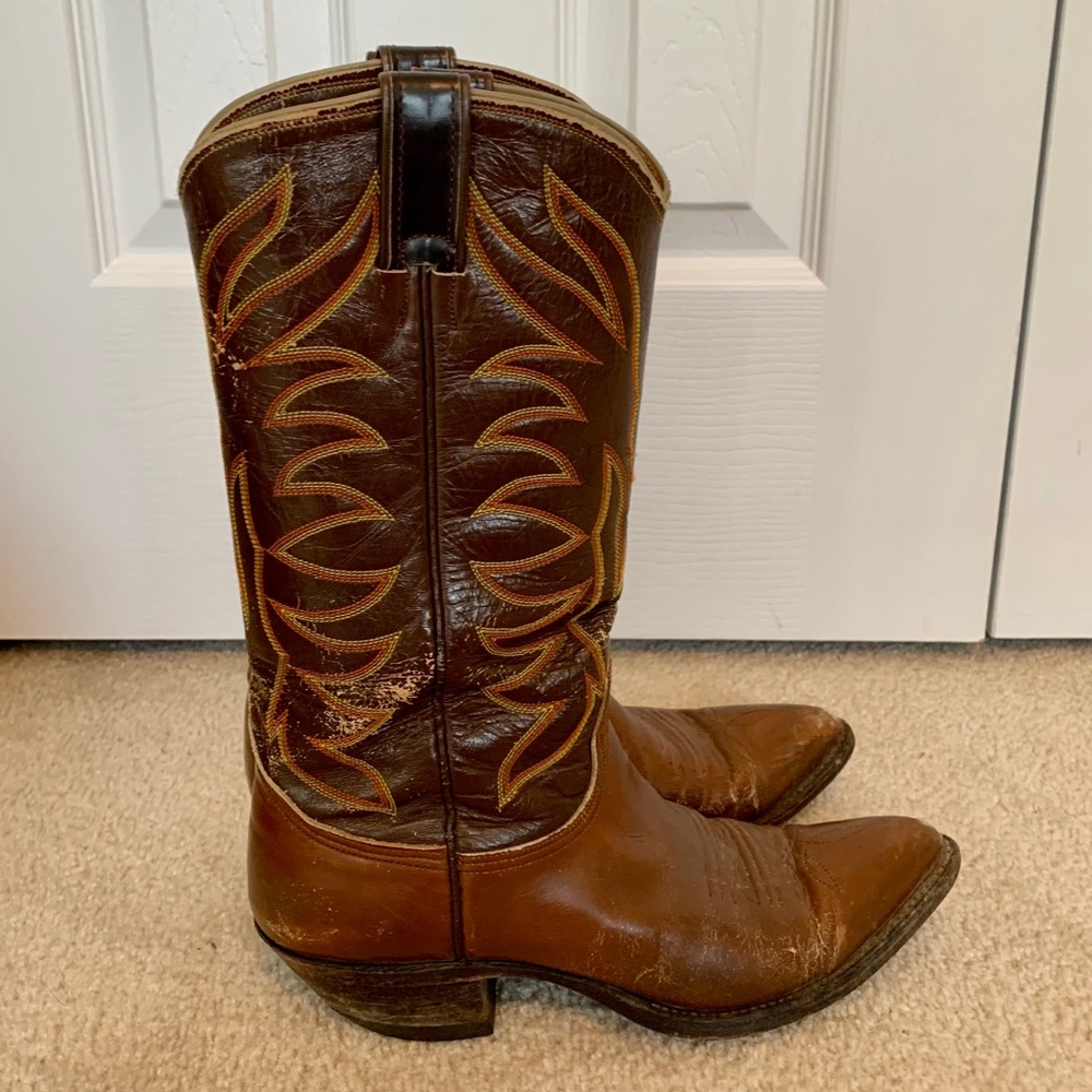 Nocona 100% leather cowboy boots